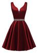 Burgundy-satin