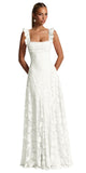 Ruched Jacquard Prom Dresses for Women Teens Ruffle Strap Floral Maxi Formal Dress Evening Gown