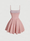 Kingbridal Gowns Spaghetti Straps Chiffon Homecoming Dresses for Teens Short Prom Dress Ruched A-Line Formal Cocktail Party Gowns