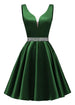 Dark Green-satin