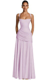 Kingbridal Spaghetti Straps Chiffon Bridesmaid Dresses for Women A-Line Formal Dress
