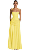 Kingbridal Spaghetti Straps Chiffon Bridesmaid Dresses for Women A-Line Formal Dress
