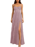 Long Floral Dress for Women Wedding Guest Dress Formal Pleated Prom Dresses 2027