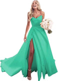 Trägerloses Ballkleid, langes Ballkleid, Satin-Brautkleid für die Braut, A-Linie, formelle Abendkleider mit Schlitz 