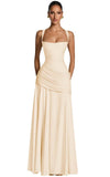 Kingbridal Spaghetti Straps Chiffon Bridesmaid Dresses for Women A-Line Formal Dress