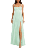 Long Floral Dress for Women Wedding Guest Dress Formal Pleated Prom Dresses 2027