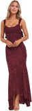 Jacquard Laces Prom Dress for Women Bridesmaid Dresses Bow Strapless Long Formal Wedding Party Gown