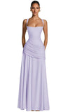 Kingbridal Spaghetti Straps Chiffon Bridesmaid Dresses for Women A-Line Formal Dress