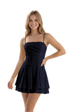 Spaghetti Straps Chiffon Homecoming Dresses for Teens Short 2026 Tiered Ruffle Square Neck Mini Cocktail Gowns