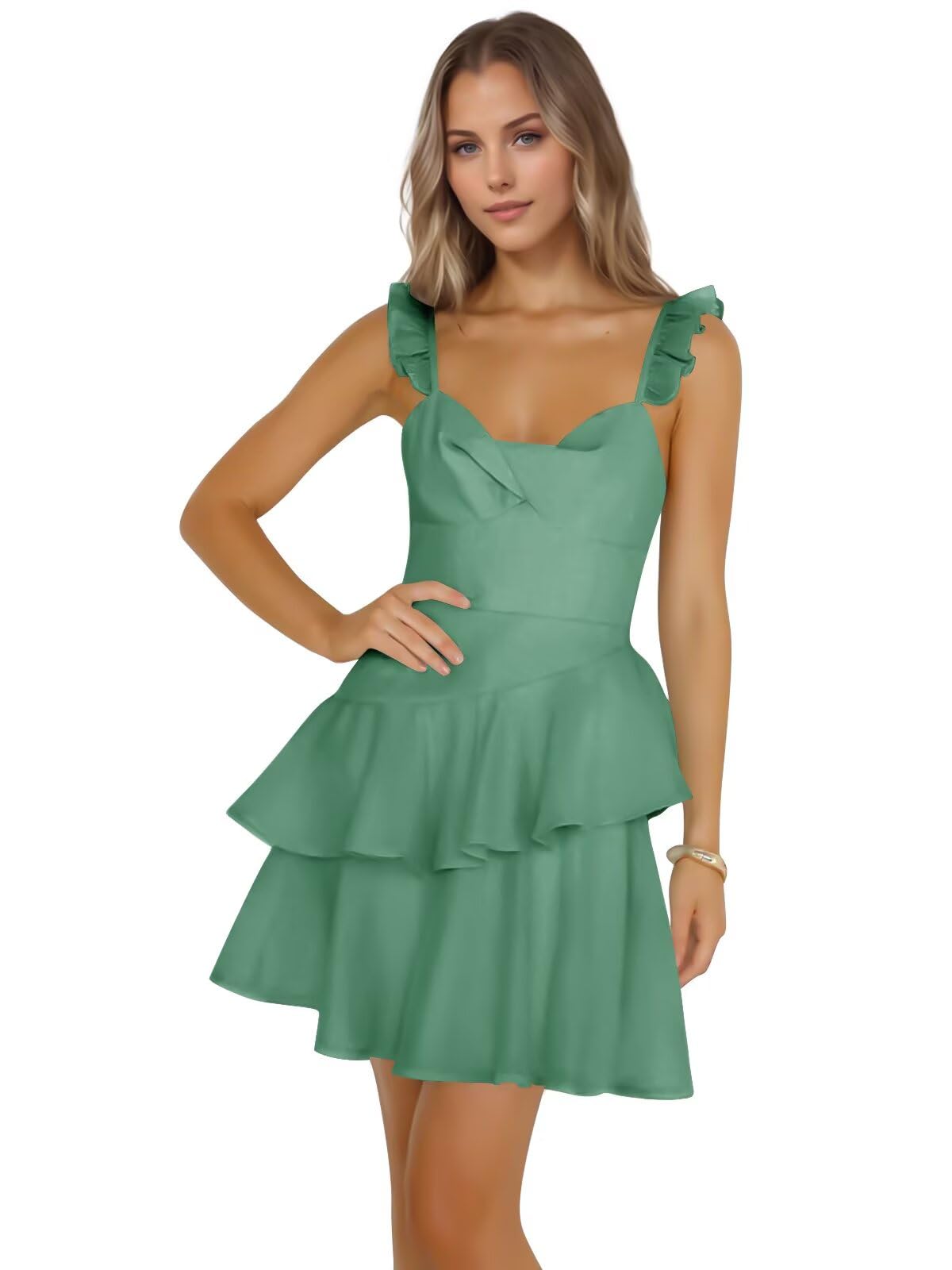 Jacquard Ruffles Homecoming Dresses for Teens Tight Short Prom Gowns Mini Formal HOCO Cocktail Party Dress