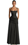 Kingbridal Spaghetti Straps Chiffon Bridesmaid Dresses for Women A-Line Formal Dress
