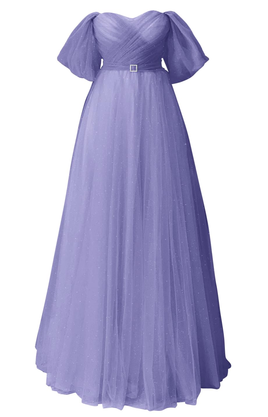 Glitter Tulle Prom Dresses Off The Shoulder Sweetheart Puffy Long Evening Gowns for Women 2027