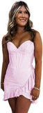 Sequin Homecoming Dresses 2027 Strapless Corset Ruffle Mermaid Short Prom Cocktail Dress