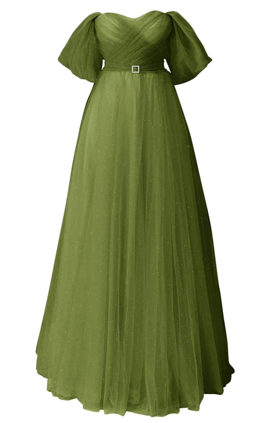 Glitter Tulle Prom Dresses Off The Shoulder Sweetheart Puffy Long Evening Gowns for Women 2027