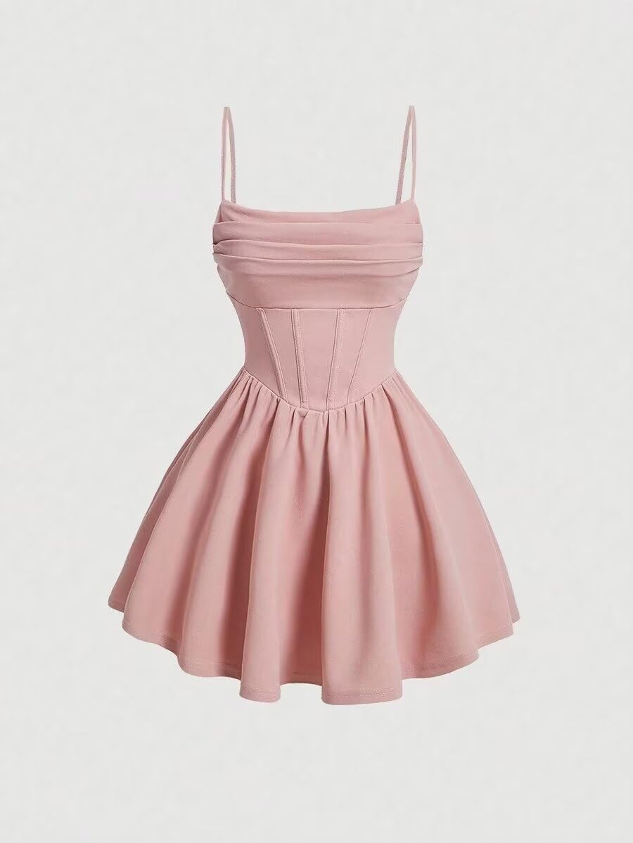 Kingbridal Gowns Spaghetti Straps Chiffon Homecoming Dresses for Teens Short Prom Dress Ruched A-Line Formal Cocktail Party Gowns
