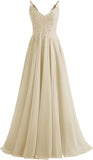 Lace Bridesmaid Dresses for Wedding with Slit Spaghetti Straps Chiffon Aline Formal Evening Party Gowns