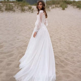 Long Sleeve Tulle Prom Evening Dresses Long Lace Applique A Line Ball Gown 2027