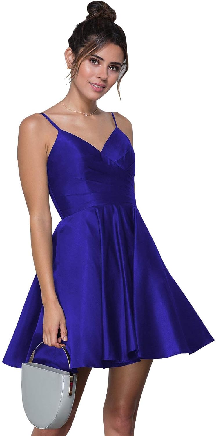 short silk homecoming dress Homecoming Dress Sheath/Column Cowl Neck Pleated Slit Glitter