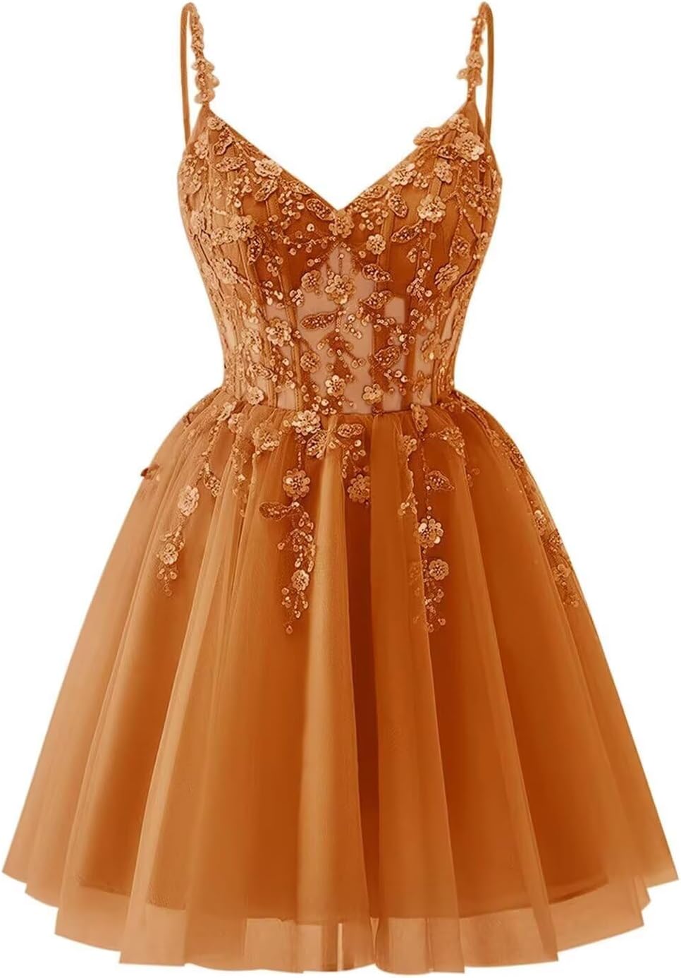 Lace Applique Tulle Homecoming Dresses for Teens Sparkly 3D Flower Short Prom Dress Sequin Quinceanera DAMA Dress
