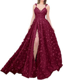 Sparkly Prom Dresses for Teens 2027 3D Butterfly Tulle Spaghetti Straps Long Slit Backless Party Gowns
