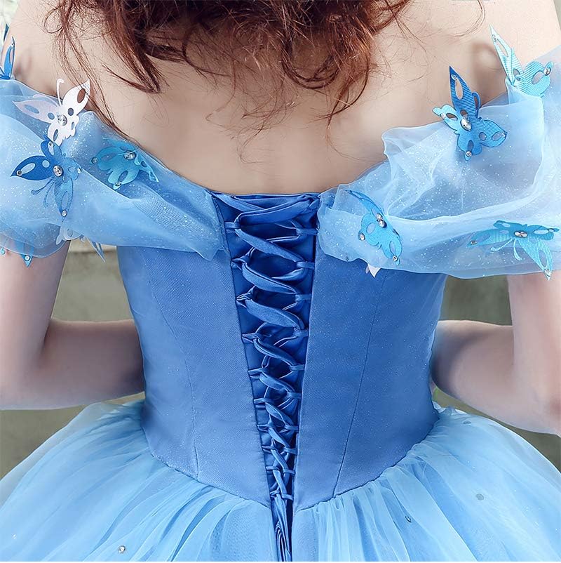 Tulle Ball Gown Cinderella's Off Shoulder Quinceanera Dress Wedding Dresses Evening Formal Gown