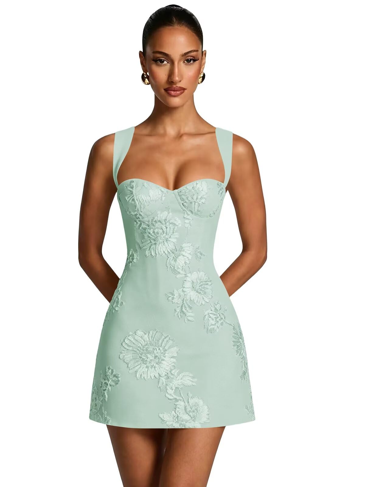 3D Floral Homecoming Dresses A Line Graduation Dress Spaghetti Strap Cocktail Party Gown 2026