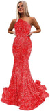 Women's Strapless Sequin Prom Dresses with Train Criss-Cross Mermaid Long Formal Evening Gowns
