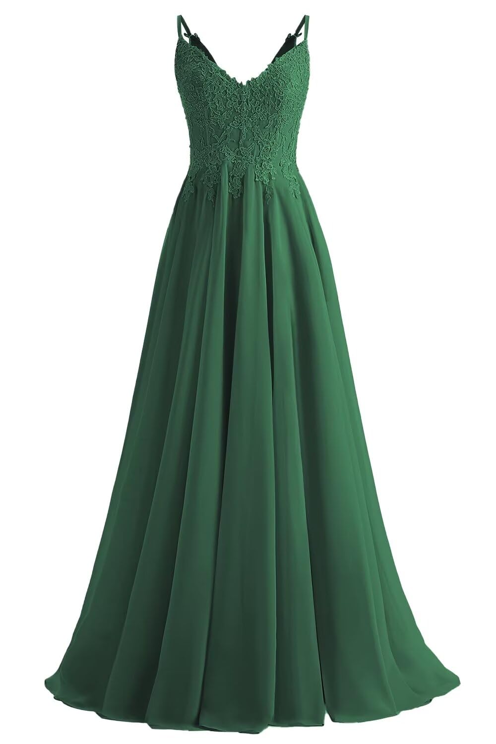 Lace Bridesmaid Dresses for Wedding with Slit Spaghetti Straps Chiffon Aline Formal Evening Party Gowns