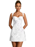 Floral Tulle Homecoming Dresses 2026 Corset A Line Mini Graduation Dress Short Cocktail Party Gown