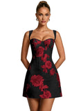 Floral Tulle Homecoming Dresses 2026 Corset A Line Mini Graduation Dress Short Cocktail Party Gown