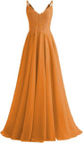Lace Bridesmaid Dresses for Wedding with Slit Spaghetti Straps Chiffon Aline Formal Evening Party Gowns