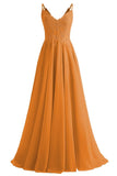 Lace Bridesmaid Dresses for Wedding with Slit Spaghetti Straps Chiffon Aline Formal Evening Party Gowns