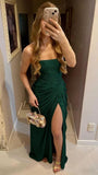 Kingbridal Strapless Chiffon Bridesmaid Dresses for Women Long Mermaid Prom Dress