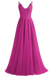 Lace Bridesmaid Dresses for Wedding with Slit Spaghetti Straps Chiffon Aline Formal Evening Party Gowns