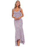 Jacquard Laces Prom Dress for Women Bridesmaid Dresses Bow Strapless Long Formal Wedding Party Gown