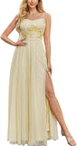Women's Formal Choir Dress Elegant Midi Mesh Embroidered for Wedding Guest Bridesmaid Cocktail Party Flowy Prom Dress