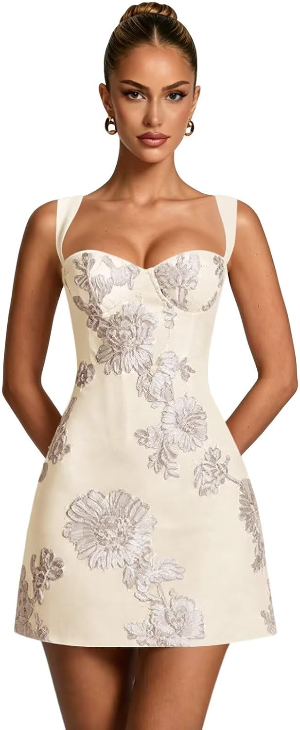 Floral Tulle Homecoming Dresses 2026 Corset A Line Mini Graduation Dress Short Cocktail Party Gown