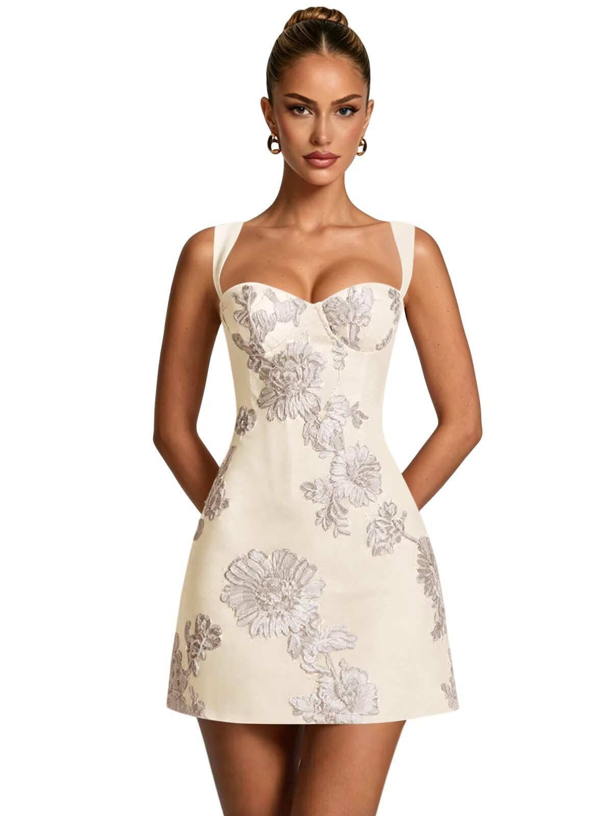 Floral Tulle Homecoming Dresses 2026 Corset A Line Mini Graduation Dress Short Cocktail Party Gown