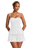 Chiffon Homecoming Dresses for Teens 2026 Spaghetti Straps Short Mini Dress A Line Formal Cocktail Party Prom Dress