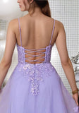 Tulle Homecoming Dresses Short Wedding Dresses 2026 Spaghetti Strap Prom Dress A Line Lace Applique Formal Party Gown