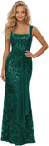 Lace Sequin Spaghetti Straps Prom Dress Long Ball Gown 2026 Mermaid Front Tie Backless Formal Evening Gowns