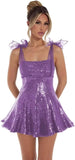 Spaghetti Straps Sequin Homecoming Dresses for Teens Short Prom Dress Sparkly A-Line Cocktail Party Gowns