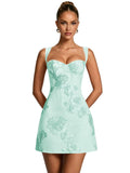 Floral Tulle Homecoming Dresses 2026 Corset A Line Mini Graduation Dress Short Cocktail Party Gown
