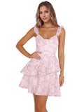 Jacquard Ruffles Homecoming Dresses for Teens Tight Short Prom Gowns Mini Formal Cocktail Party Dress