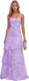Jacquard Laces Prom Dress for Women Spaghetti Strap Bridesmaid Dresses Long Formal Wedding Party Gown