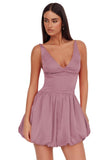 V Neck Satin Homecoming Dresses for Teens 2027 Short Prom Dress A-Line Backless Cocktail Party Gowns with Pockets