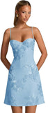Floral LaceTulle Homecoming Dresses for Teens Short Corset A Line Prom Dress Mini Formal Cocktail Party Gown