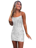 Sparkly Sequin Homecoming Dresses for Teens Short Tight Prom Cocktail Party Gown Gowns