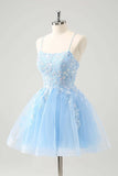 Tulle Homecoming Dresses Teens Lace Beaded Party Dress Juniors Short Prom Dresses