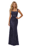 Lace Sequin Spaghetti Straps Prom Dress Long Ball Gown 2026 Mermaid Front Tie Backless Formal Evening Gowns